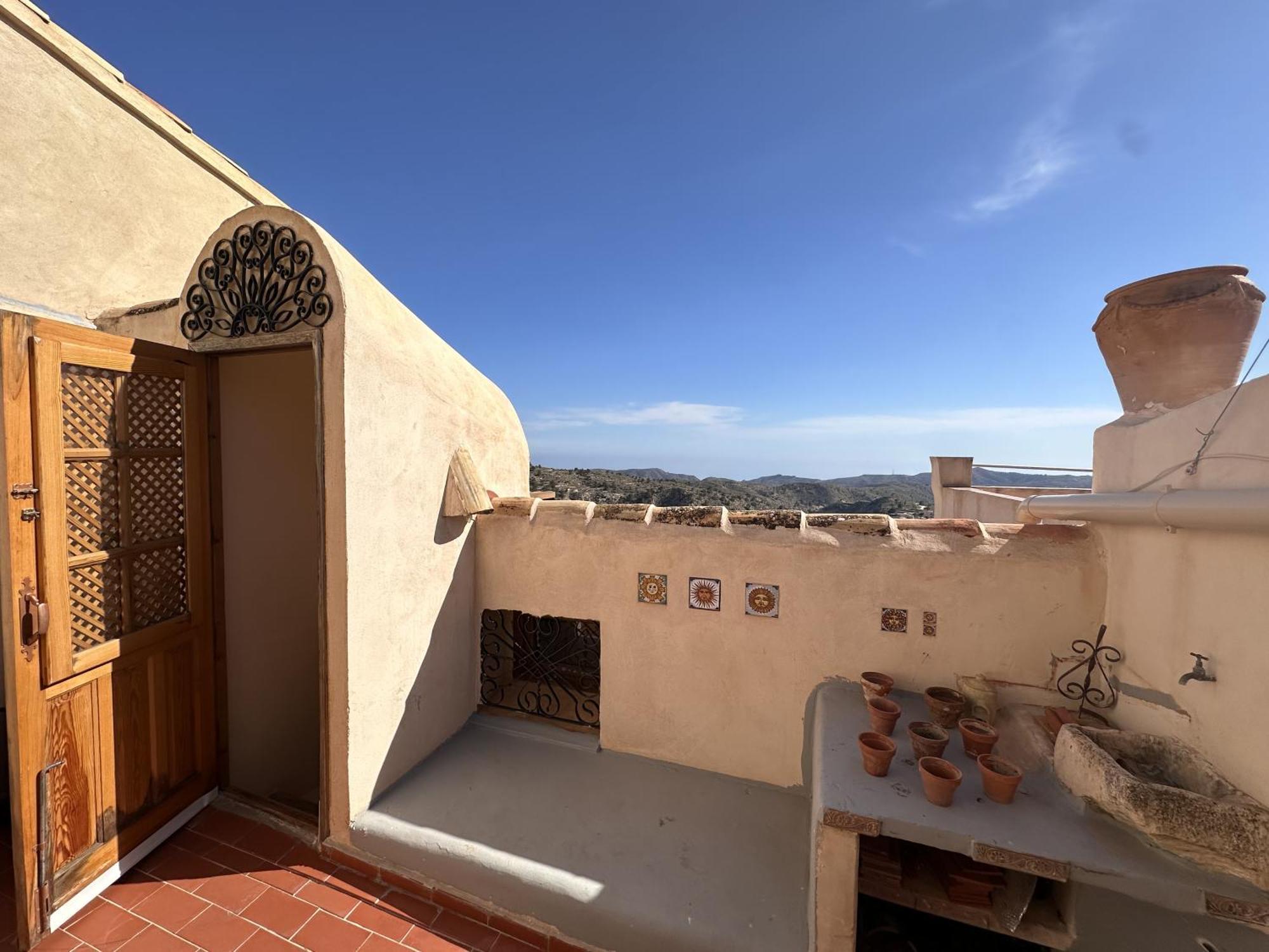 Casa Con Vistas Al Mar Y Patio De Buganvillas Aigues ภายนอก รูปภาพ